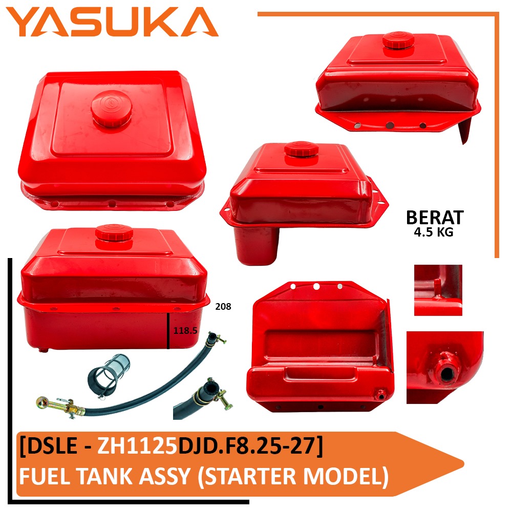 FUEL TANK ASSY (STARTER MODEL)